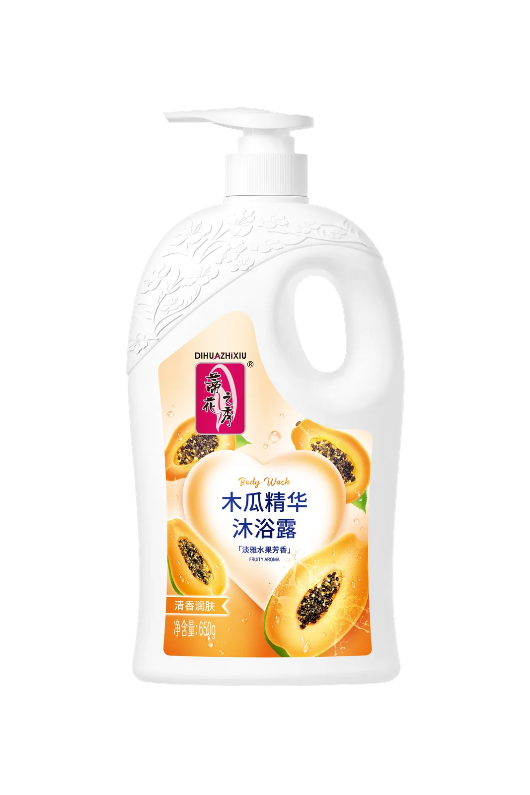 蒂花之秀清香潤膚沐浴露-木瓜精華